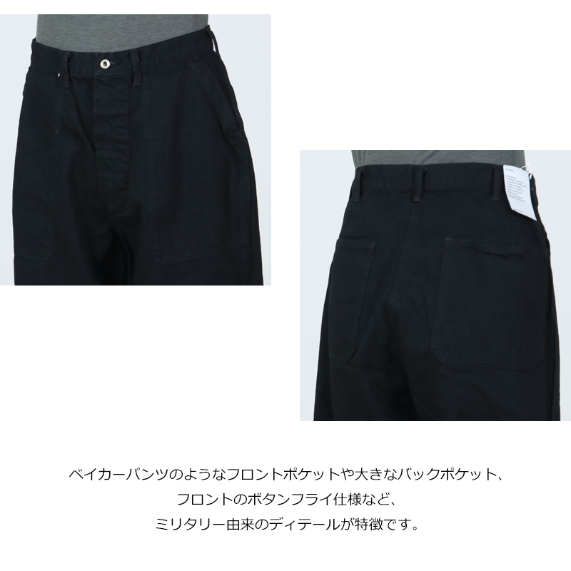 CIOTA(������) Denim Baker Pants Black��One Wash��