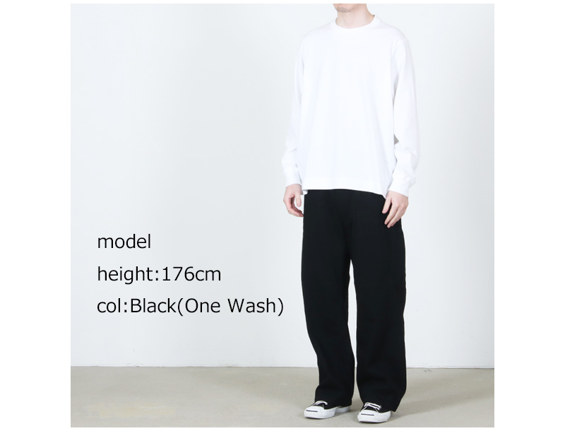 CIOTA(������) Denim Baker Pants Black��One Wash��