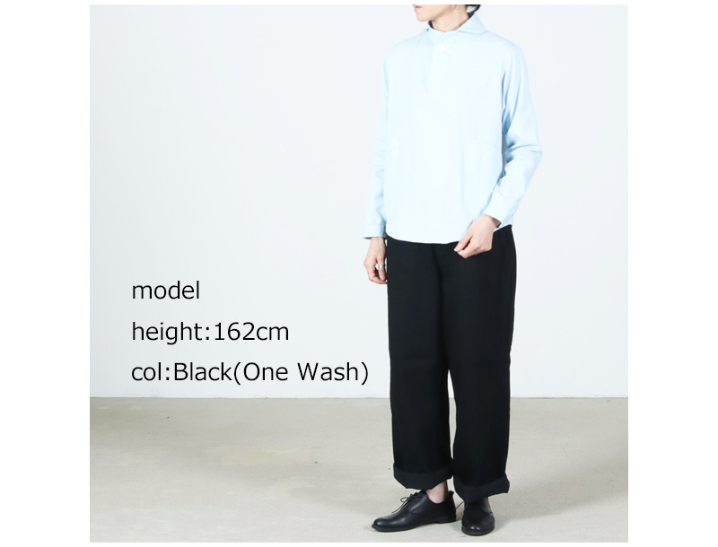 CIOTA(������) Denim Baker Pants Black��One Wash��