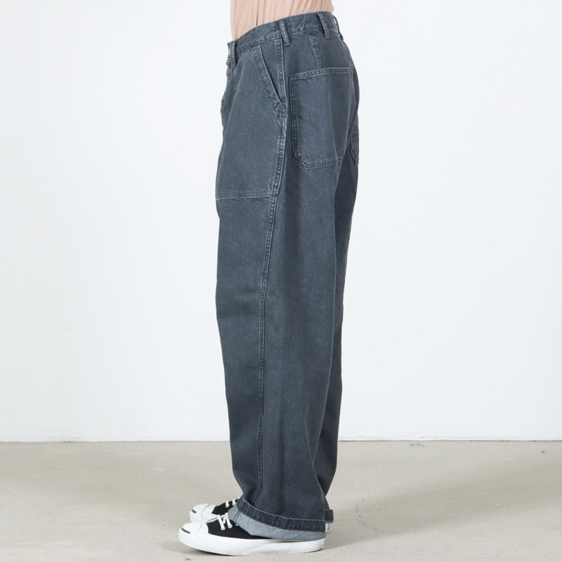 CIOTA(������) Denim Baker Pants Medium Gray