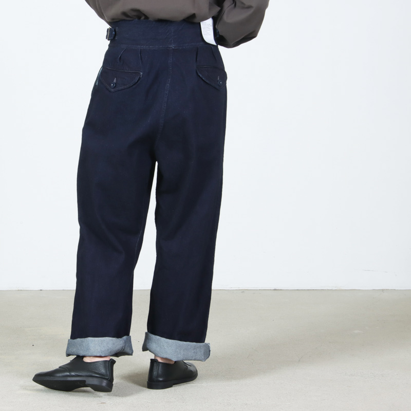 CIOTA(������) Denim Gurkha Pants Dark Navy ��One Wash��