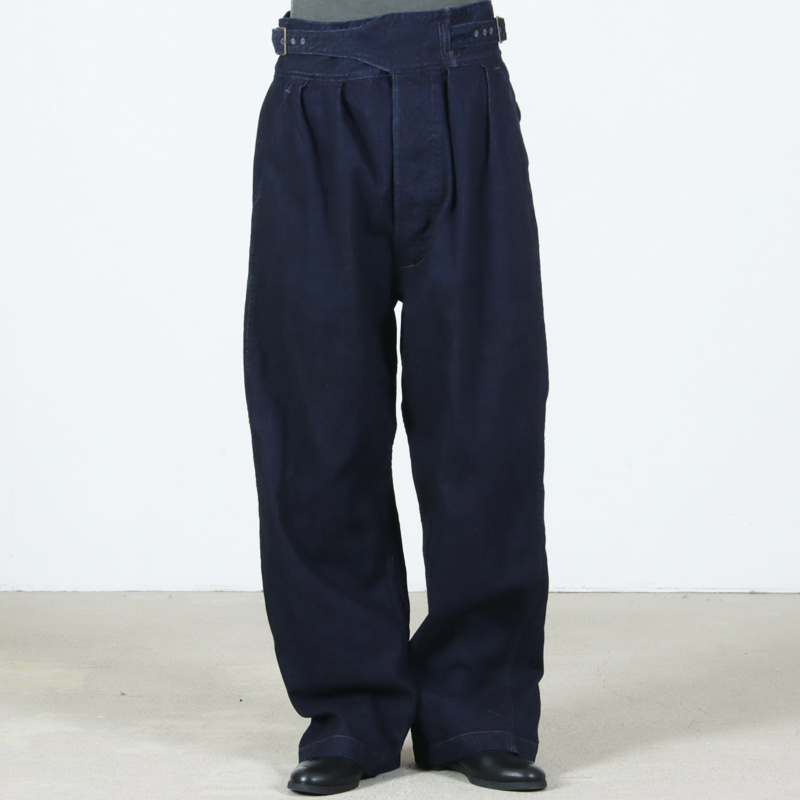 CIOTA(������) Denim Gurkha Pants Dark Navy ��One Wash��