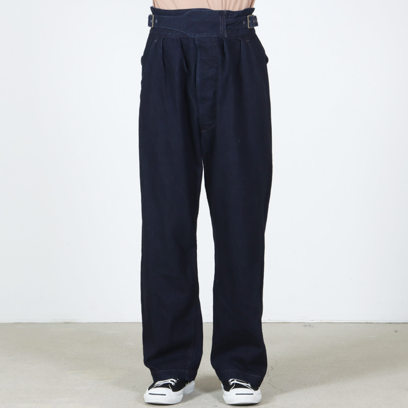 CIOTA(������) Denim Gurkha Pants Dark Navy ��One Wash��