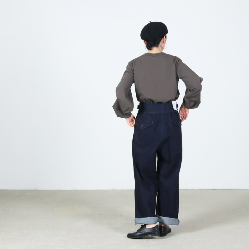 CIOTA(������) Denim Gurkha Pants Dark Navy ��One Wash��