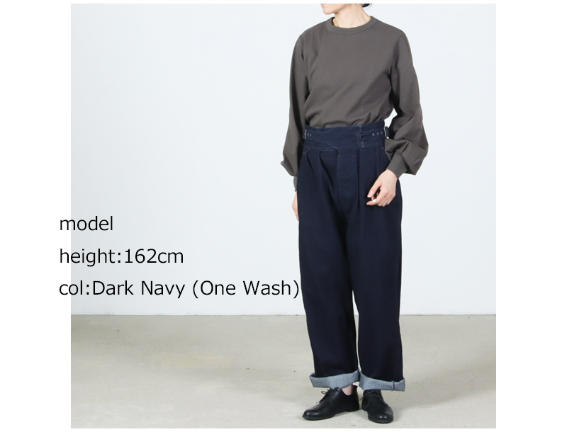 CIOTA(������) Denim Gurkha Pants Dark Navy ��One Wash��