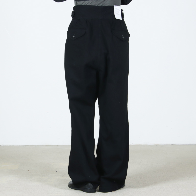 CIOTA(������) Denim Gurkha Pants Black��One Wash��