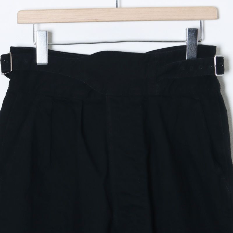 CIOTA(������) Denim Gurkha Pants Black��One Wash��