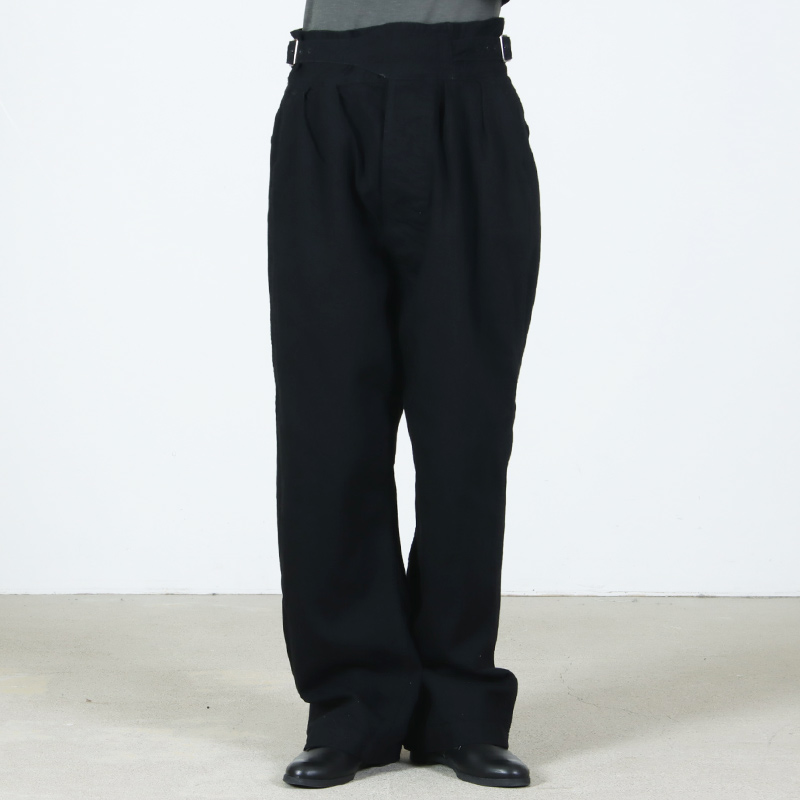 CIOTA(������) Denim Gurkha Pants Black��One Wash��