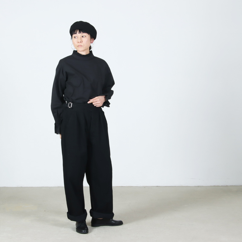 CIOTA(������) Denim Gurkha Pants Black��One Wash��