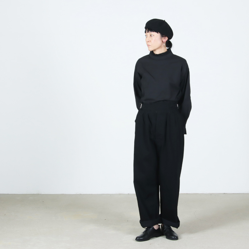 CIOTA(������) Denim Gurkha Pants Black��One Wash��