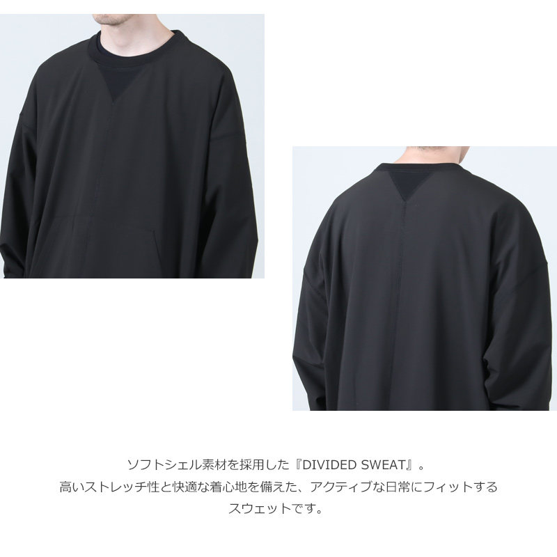 COMFY OUTDOOR GARMENT(եȥɥ) DIVIDED SWEAT