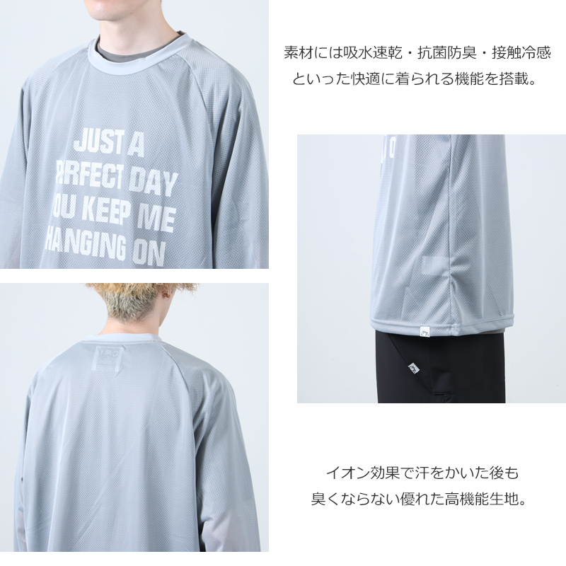 COMFY OUTDOOR GARMENT(եȥɥ) QUICK DRY MESH TEE L/S