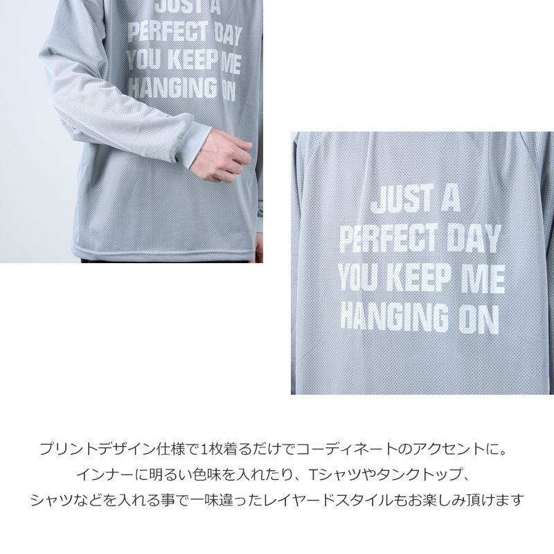 COMFY OUTDOOR GARMENT(եȥɥ) QUICK DRY MESH TEE L/S