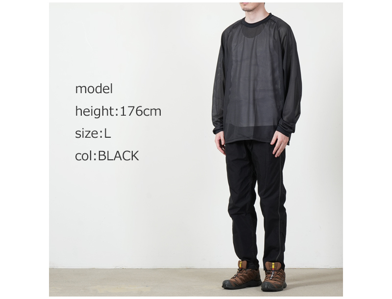 COMFY OUTDOOR GARMENT(����ե������ȥɥ���������) QUICK DRY MESH TEE LS