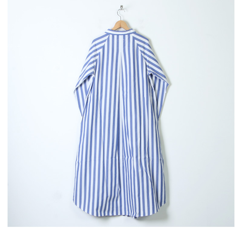 Commencement(󥹥) Stripe over shirts onepiece