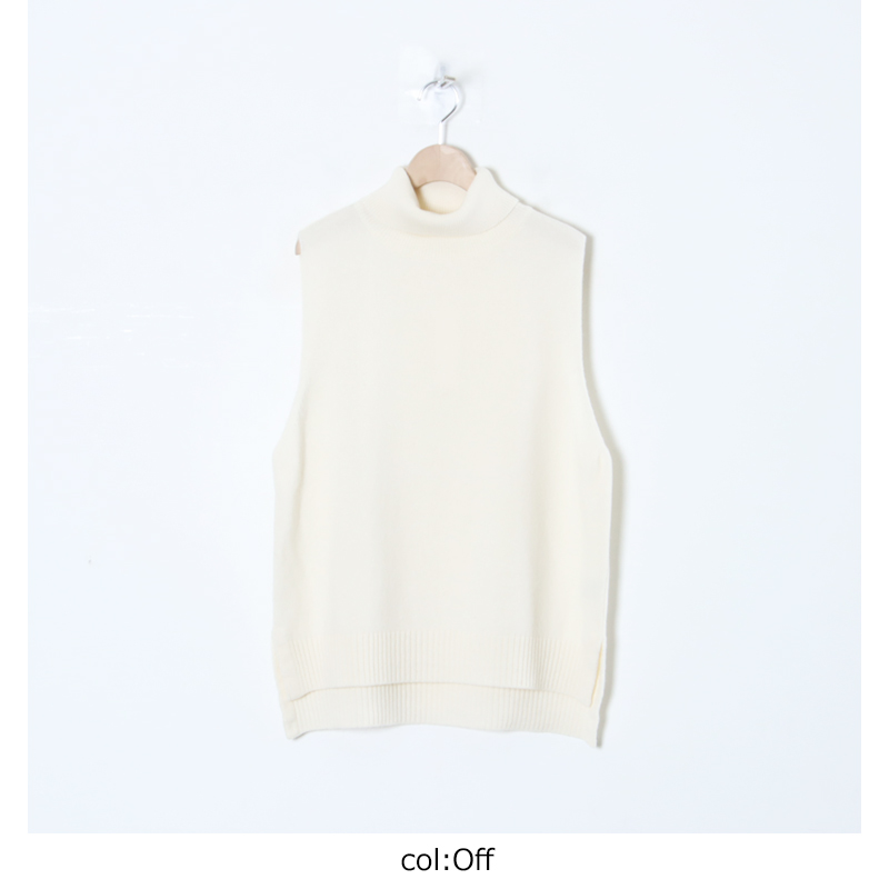 Commencement(󥹥) Turtle knit vest