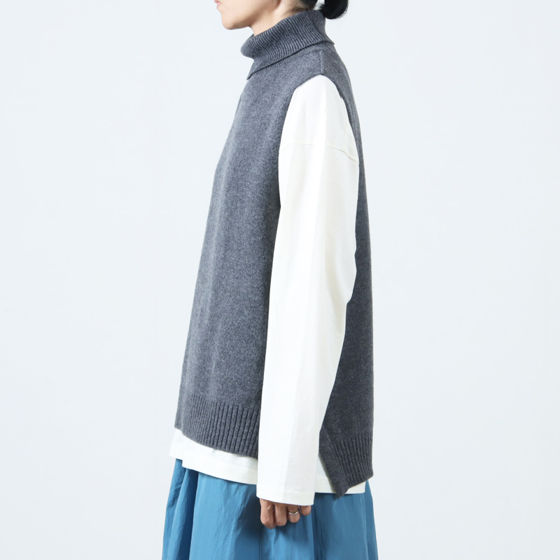 Commencement(󥹥) Turtle knit vest