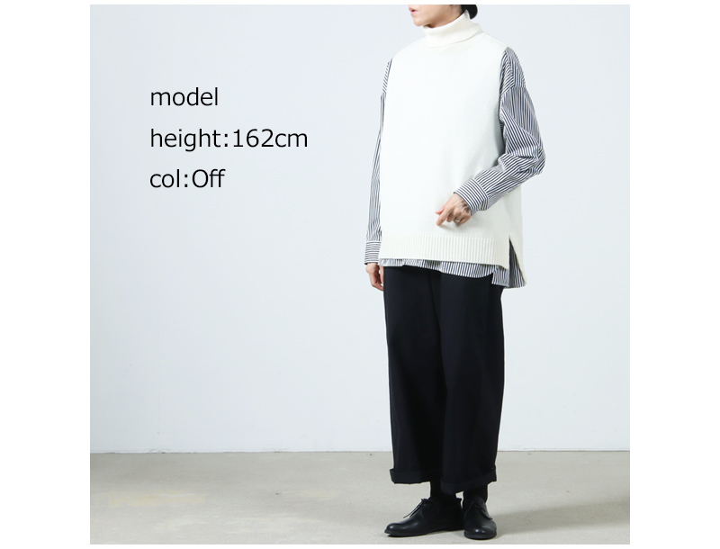 Commencement(󥹥) Turtle knit vest
