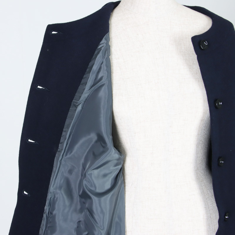 Commencement(コメンスメント) No collar wool coat