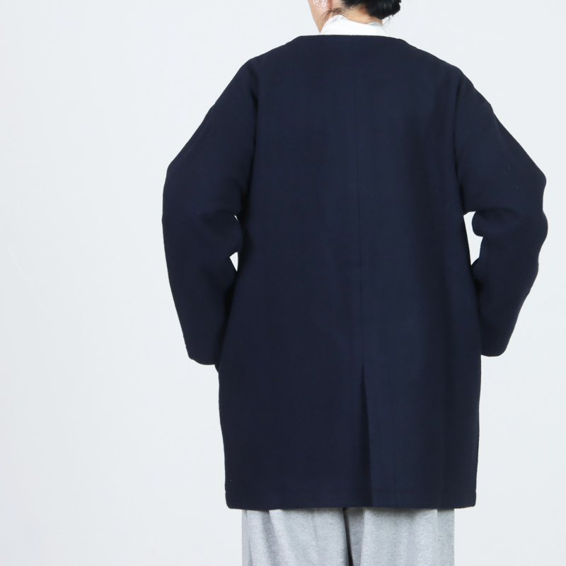 Commencement(コメンスメント) No collar wool coat