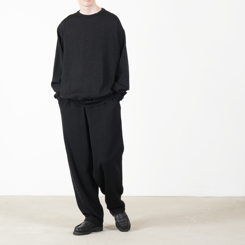COMOLI (コモリ) ウール クルーネックニット