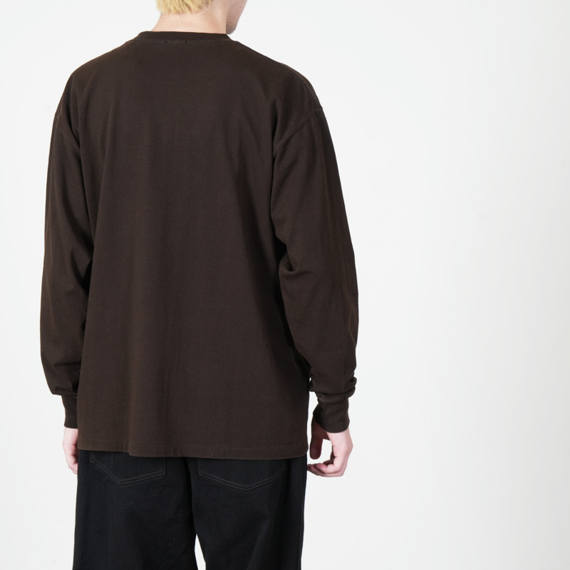COMOLI (コモリ) コットンジャージ 長袖Tシャツ / コットンジャージ