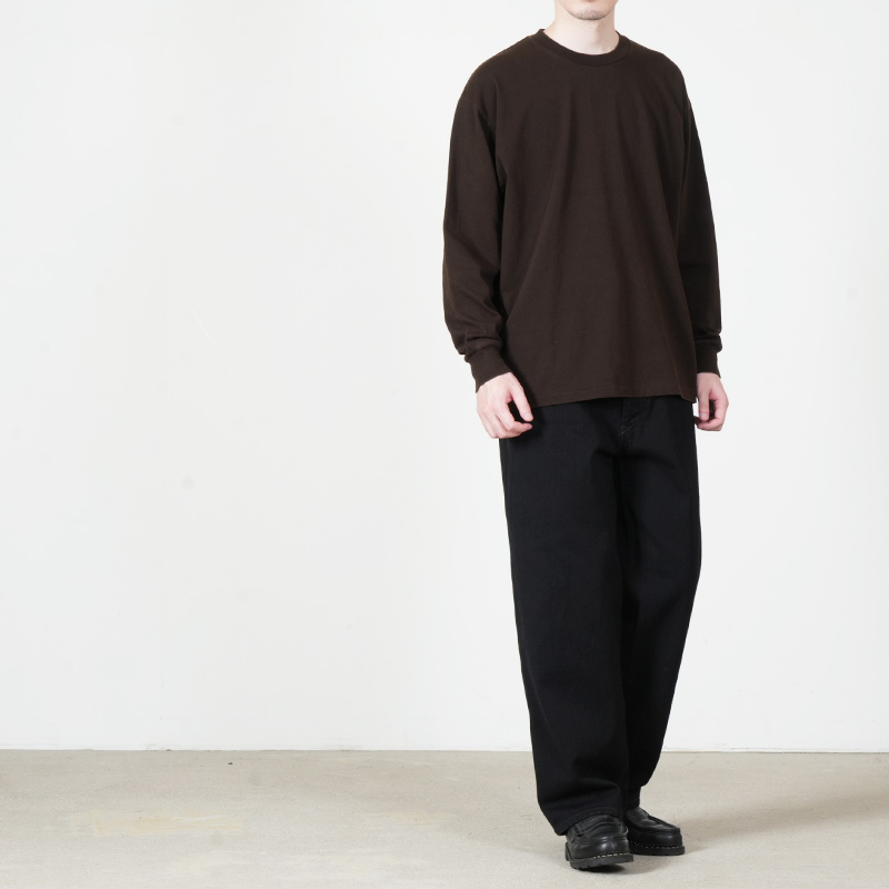 COMOLI (コモリ) コットンジャージ 長袖Tシャツ / コットンジャージ