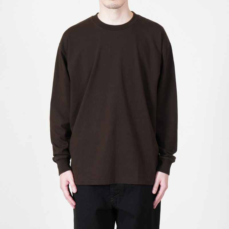 COMOLI (コモリ) コットンジャージ 長袖Tシャツ / コットンジャージ