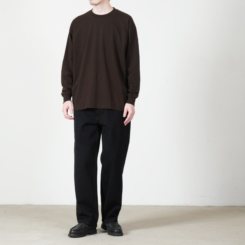 COMOLI (コモリ) コットンジャージ 長袖Tシャツ / コットンジャージ
