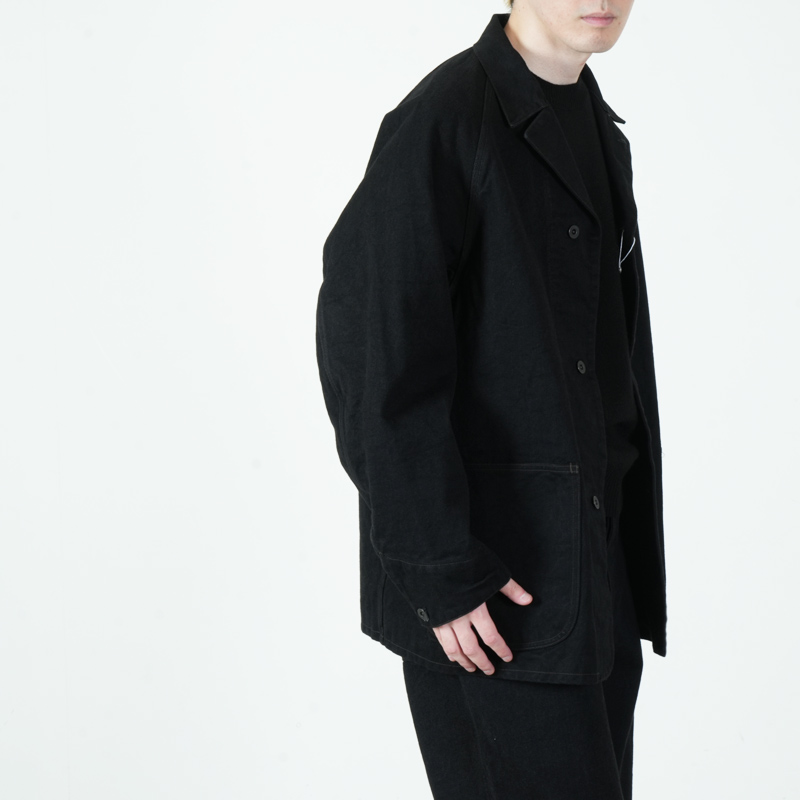 COMOLI (コモリ) ブラックデニム ワークジャケット