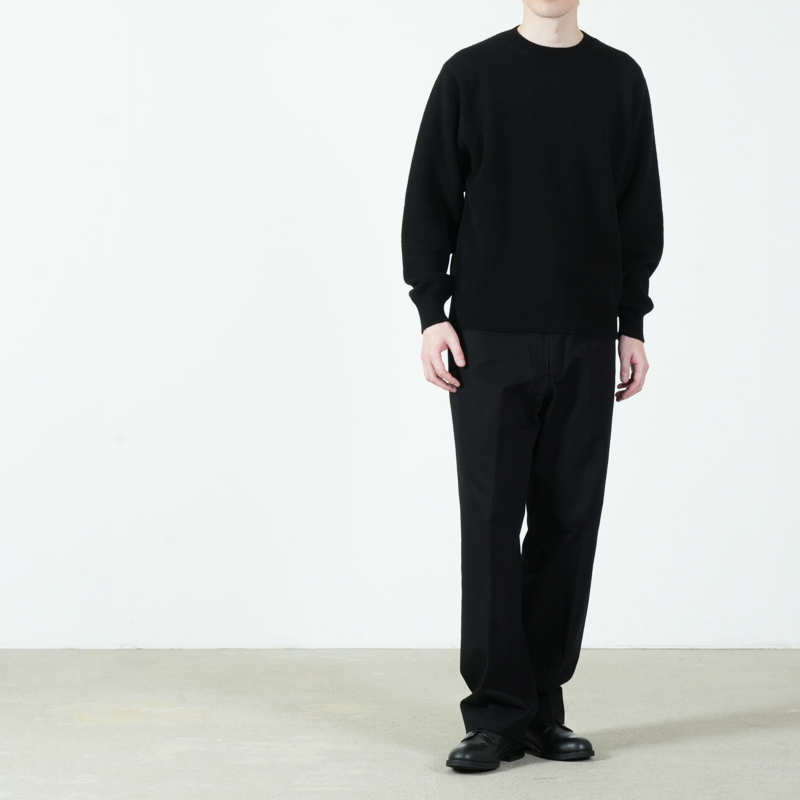 COMOLI (コモリ) ラムズウール クルーネックニット