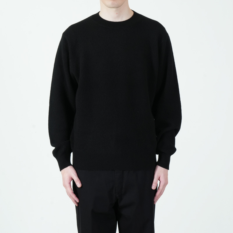 COMOLI (コモリ) ラムズウール クルーネックニット