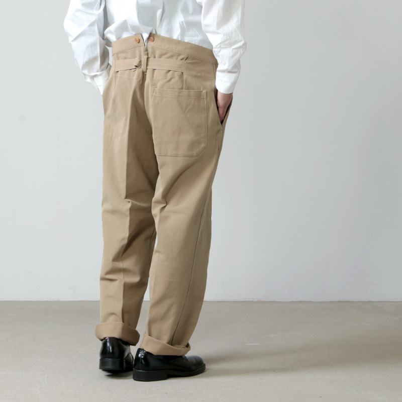 COMOLI／20SS コットンツイル 6ポケットパンツ KHAKI-