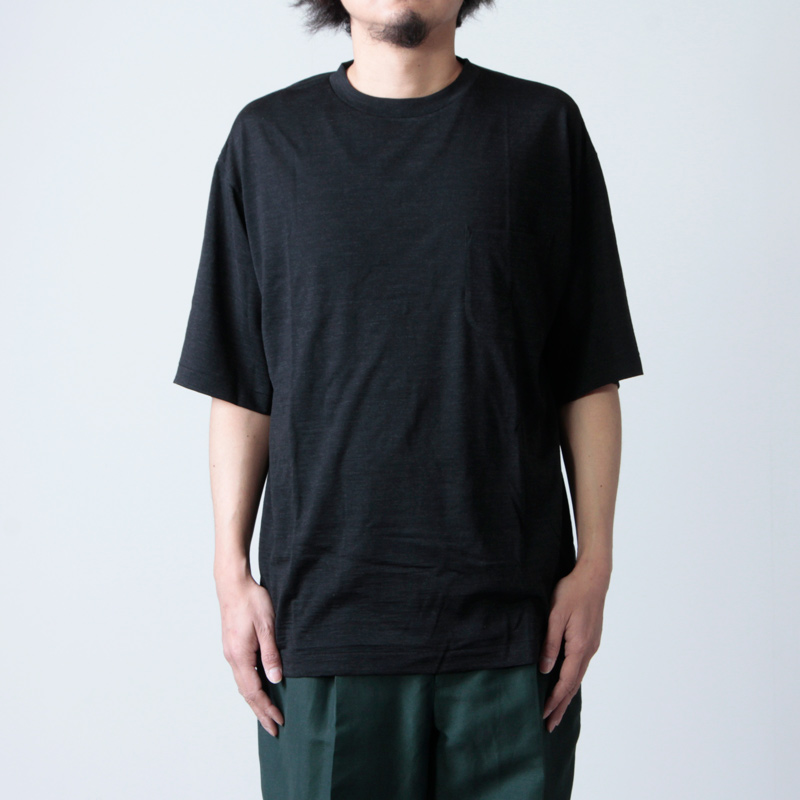 comoli 22SS ウール天竺Tシャツ CHARCOAL 2目立った傷や汚れ等はありません