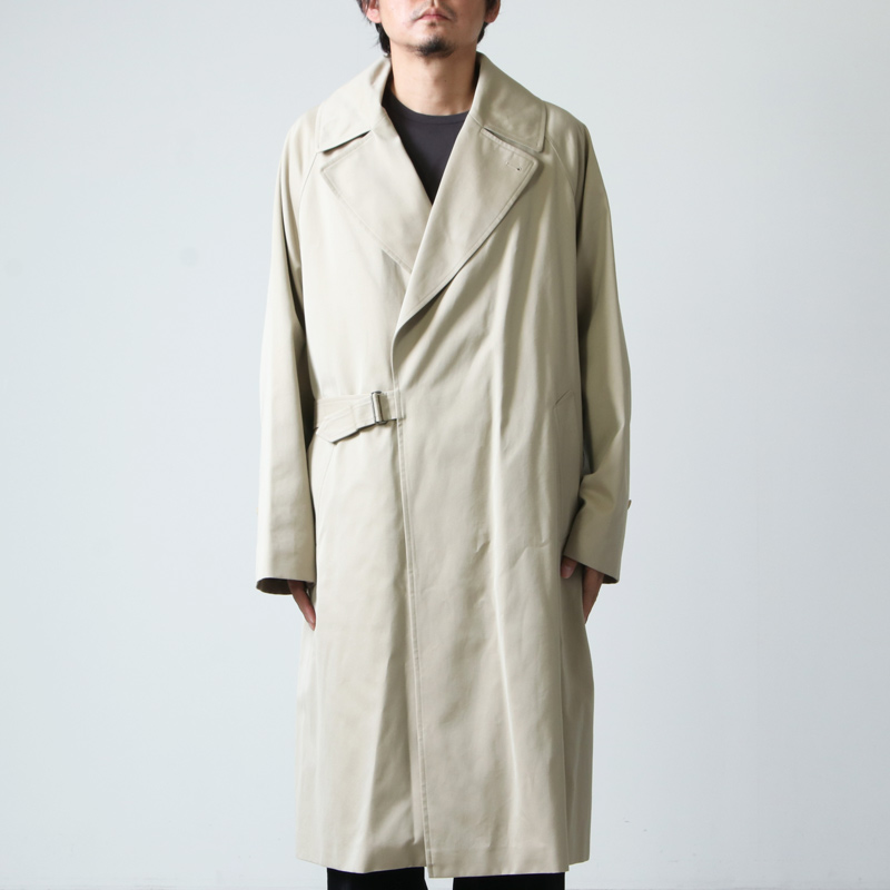 20aw COMOLI コットンギャバタイロッケンコート beige 2 | labiela.com