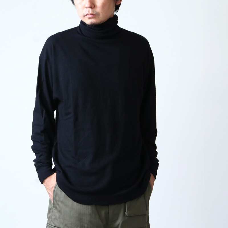 COMOLI 19AW ウール天竺長袖タートルネック 2枚セット - Tシャツ