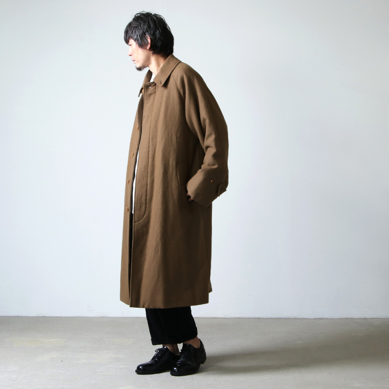 comoli 19ss バルカラーコート