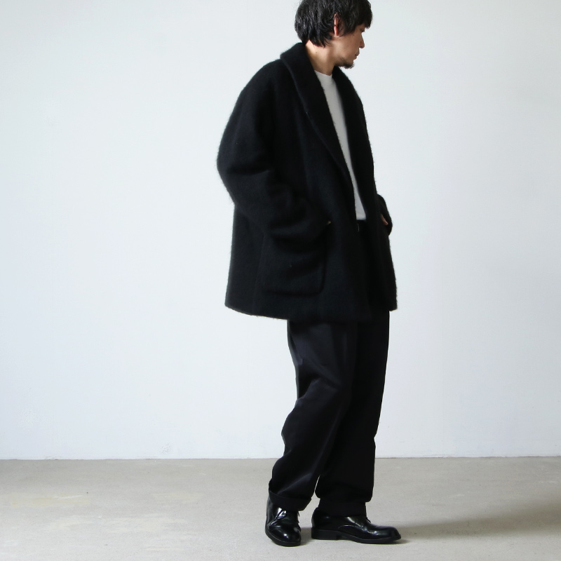 メール便無料】 COMOLI コモリ ウールショールカラーコート 19AW