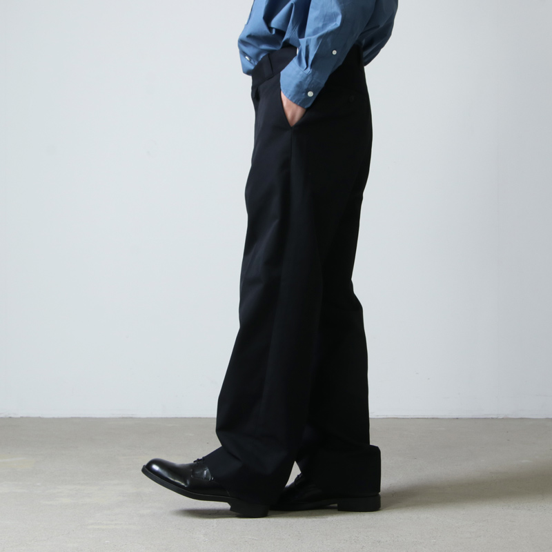 21ss COMOLI コモリ POST WORK TWILL PANTS