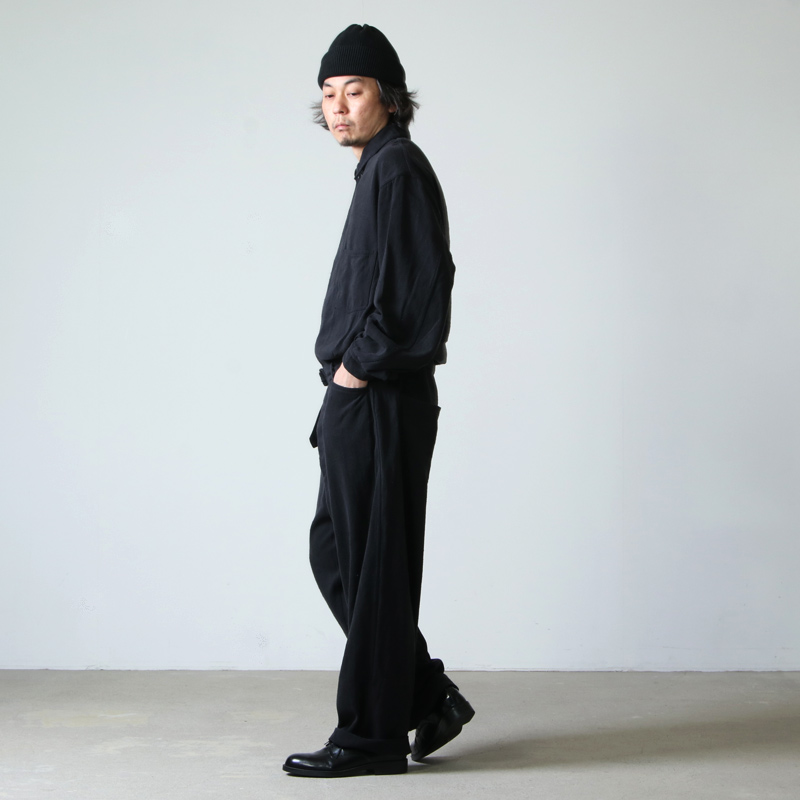 野花 卯月 20SS COMOLI SILK NEP ALL-IN-ONE | giulianacividanes.com.br