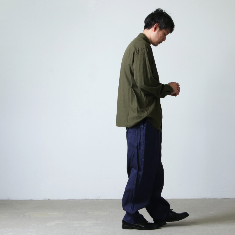 21SS COMOLI ベタシャン CPOシャツ オリーブ size3