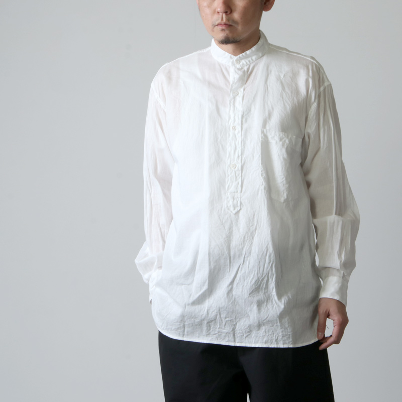 トップスCOMOLI 21SS ベタシャンプルオーバーシャツ White 2