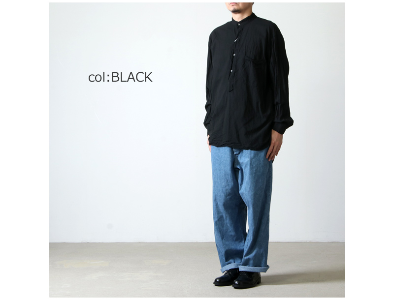 COMOLI ベタシャンプルオーバーシャツ BLACK size 3 | tspea.org
