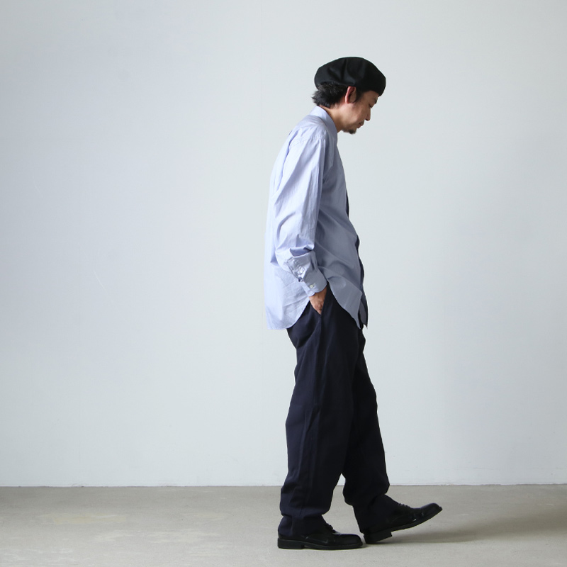 COMOLI (コモリ) 製品染 バックストラップパンツ