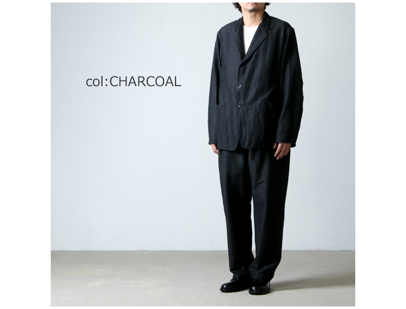 格安正規店】 COMOLI - COMOLI 20AW 新作ウールシルクセットアップ