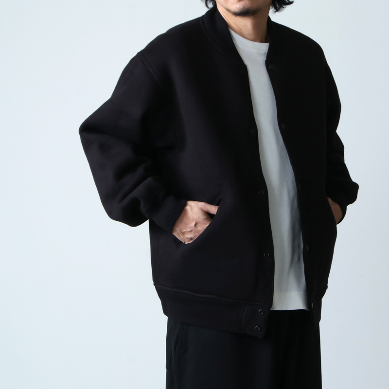 コモリ comoli C/W裏毛スナップジャケット size1-