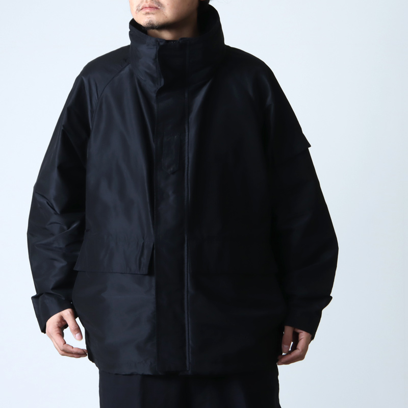 COMOLI 19SS コットンシルクミリタリーパーカー - ブルゾン