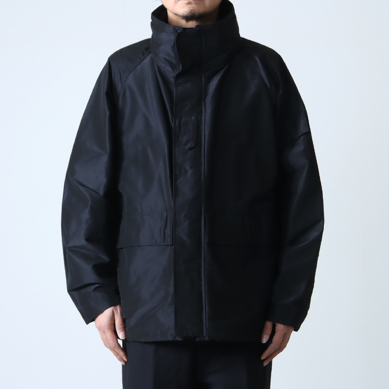 comoli 21ss コットンシルク ジャケット navy サイズ2