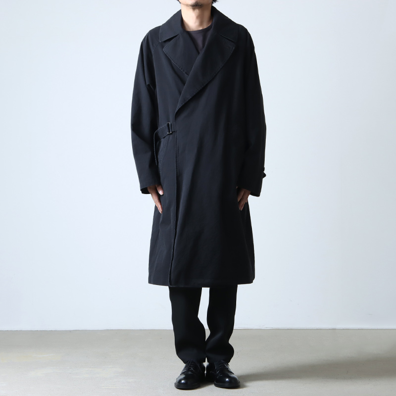 Ｈｙｋｅ １７ａｗ ノーカラーミリタリータイロッケンコート