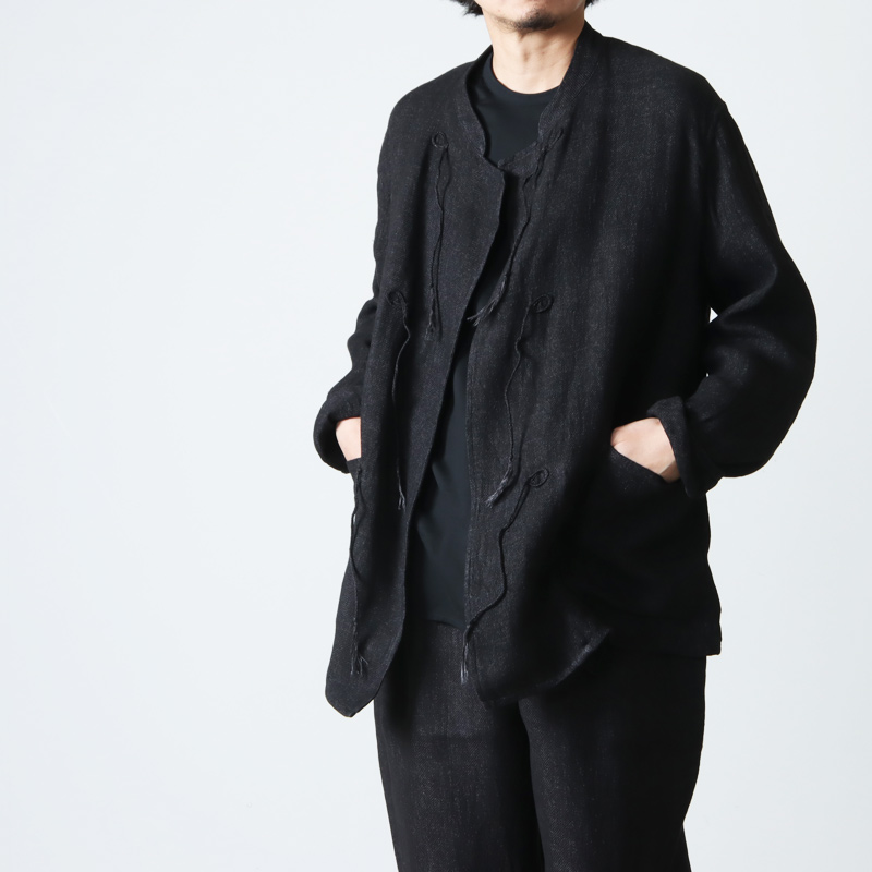 COMOLI スタンドカラーリネンジャケット linen jacket 3